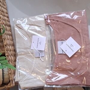 🌿Parachute Linen Set (2) Tops NWT Large